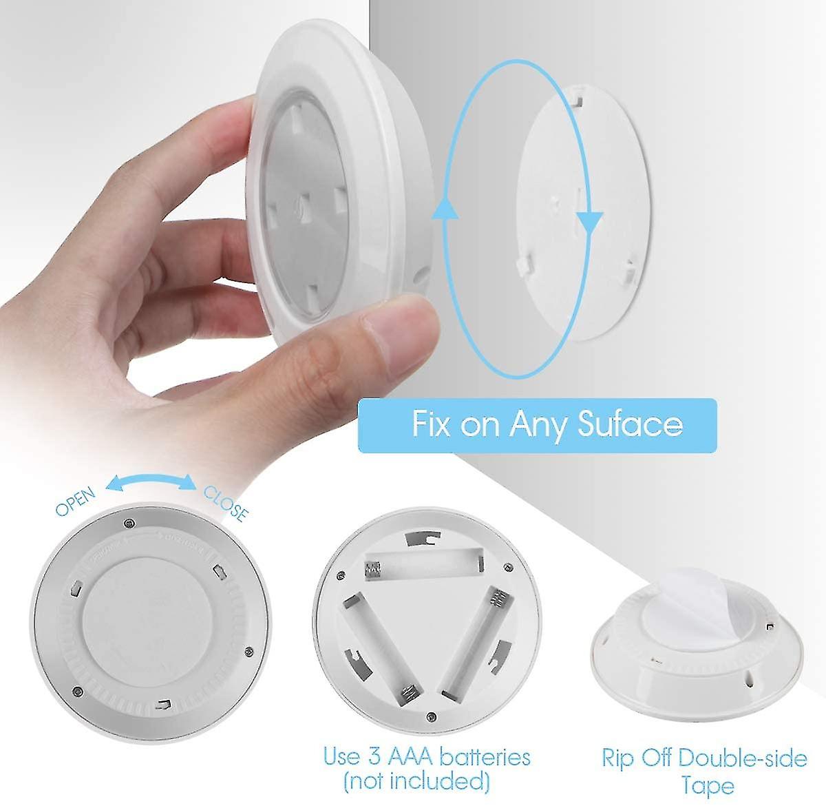 Wireless Led Puck S With Remote ， Ed S Compatible With Under