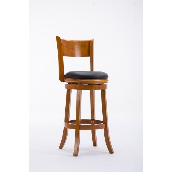 Palmetto Rubberwood 29-inch Swivel Stool