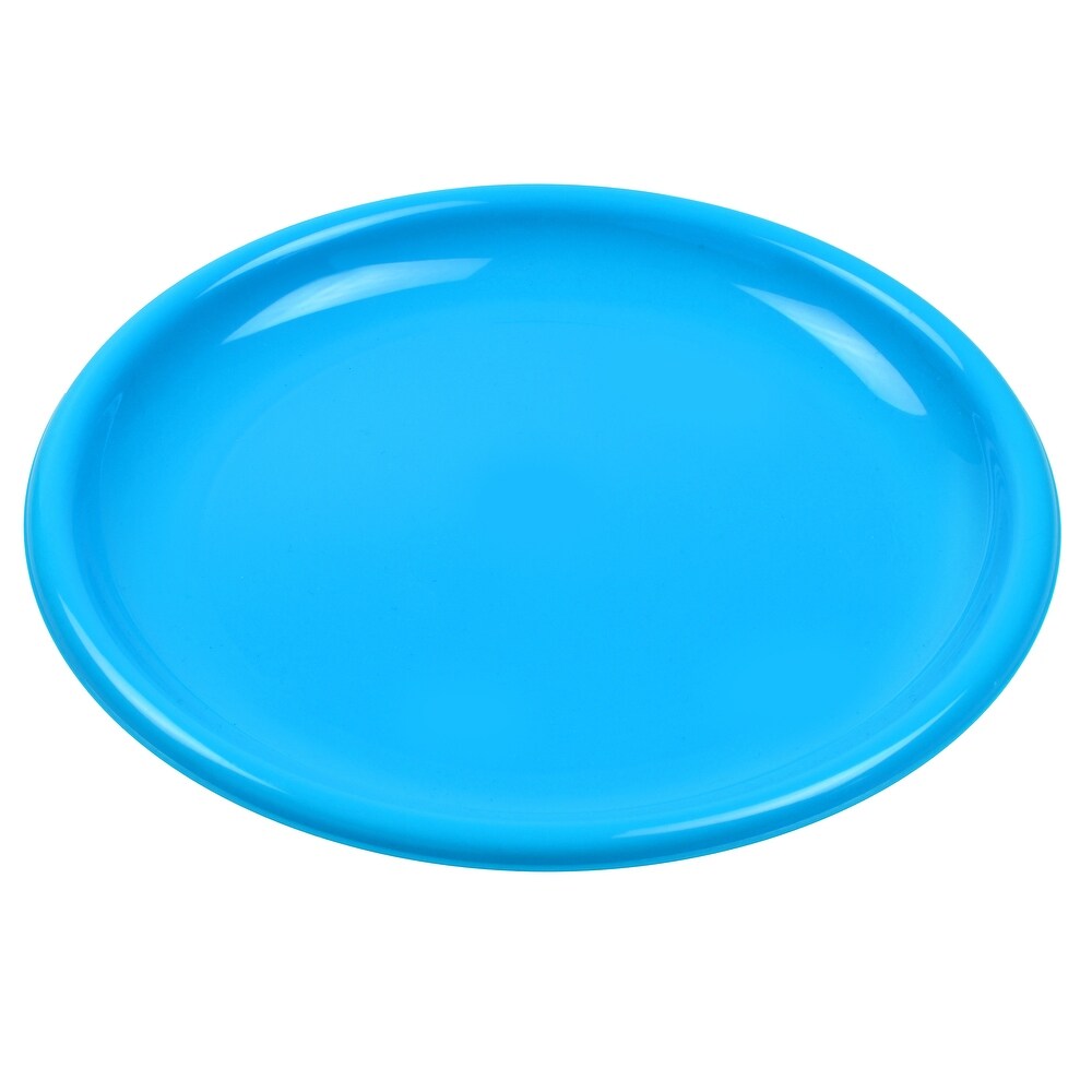 Round Flat Plate 8 Inch Microwavable Dishwasher Safe BPA Free