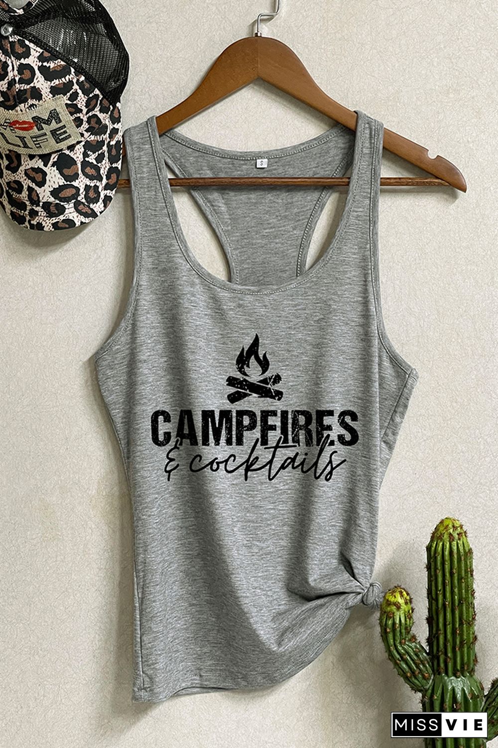 Campfires And Cocktails Tank Top Wholesale