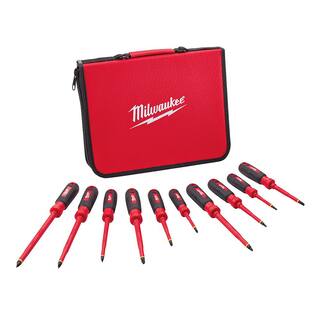 MW 1000V Insulated Screwdriver Set with Case (10-Piece) 48-22-2210