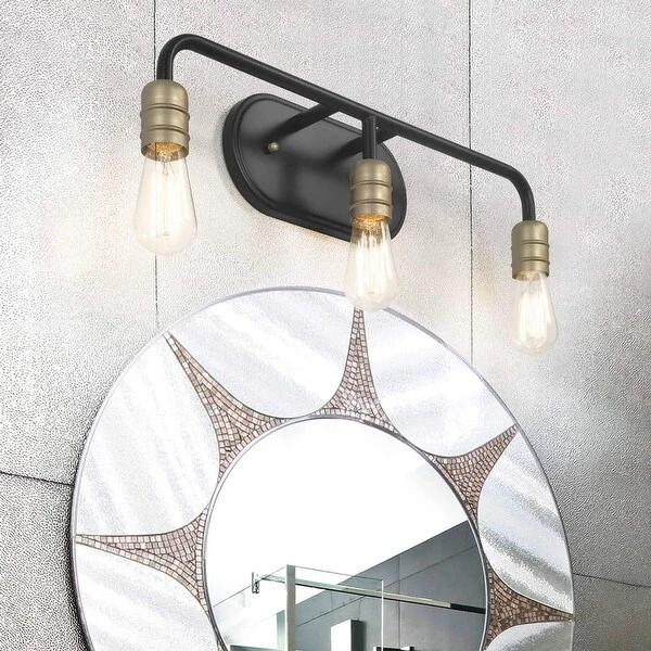 Acroma 3 Light Modern Bathroom Vanity Lights-UL - N/A