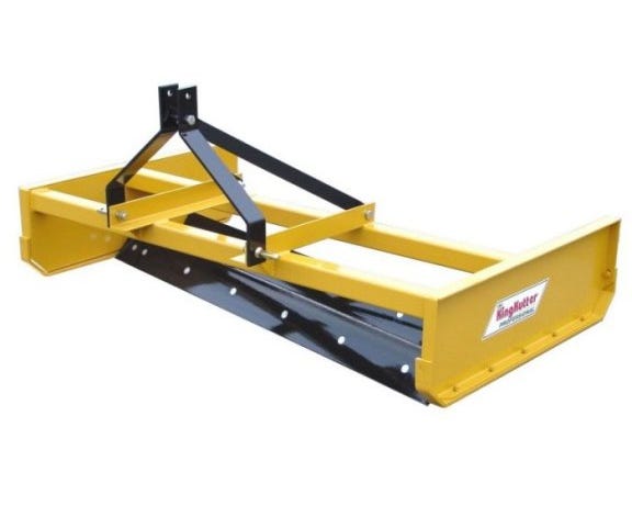 King Kutter 5 Professional Dual Edge Land Grader， Yellow - DEG-60