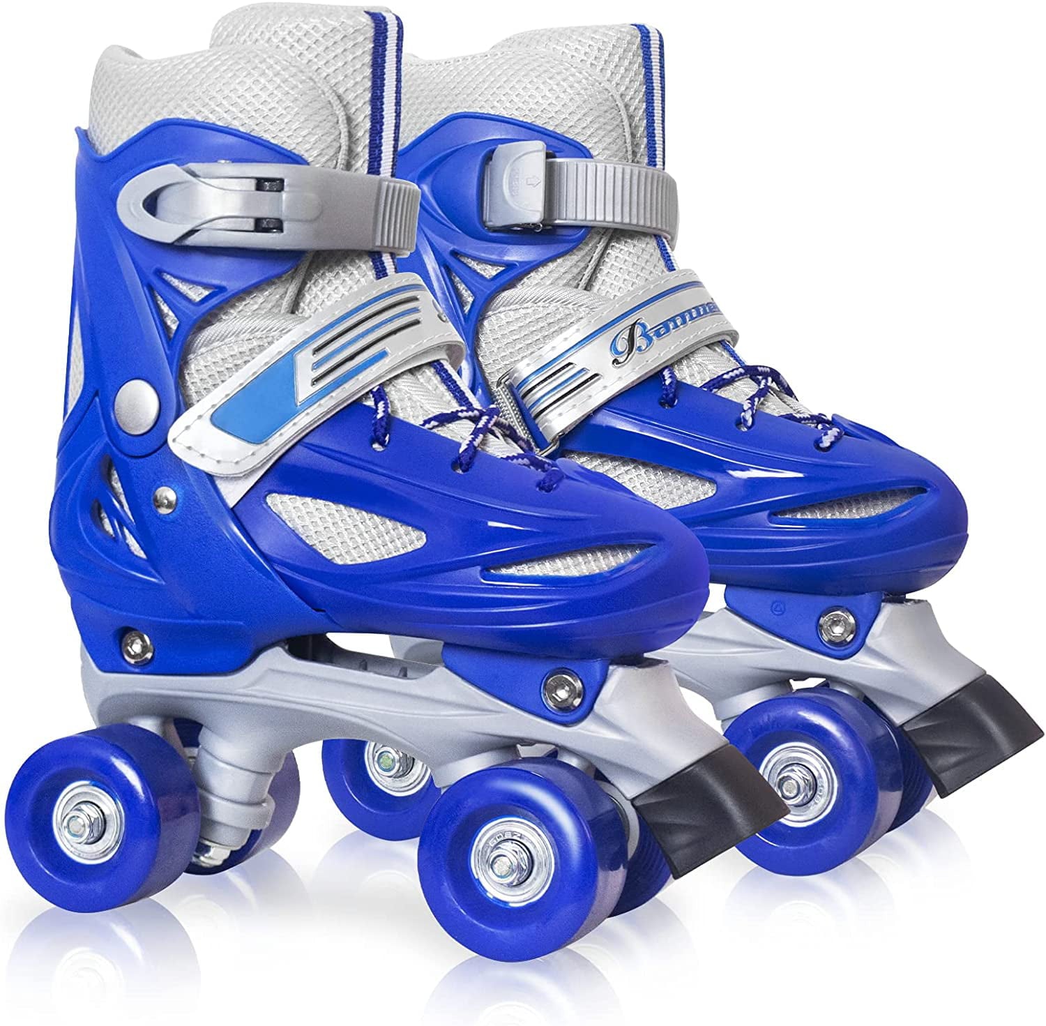 Nattork Kids Roller Skates for Girls Boys 4 Sizes Adjustable for Sports Toys