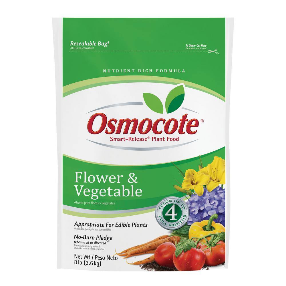 Osmocote Smart-Release 8 lbs. Plant Food Flower and Vegetable 277960