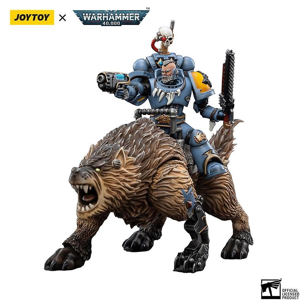 Warhammer 40K Space Wolves Thunderwolf Cavalry Bjane 1:18 Joy Toy