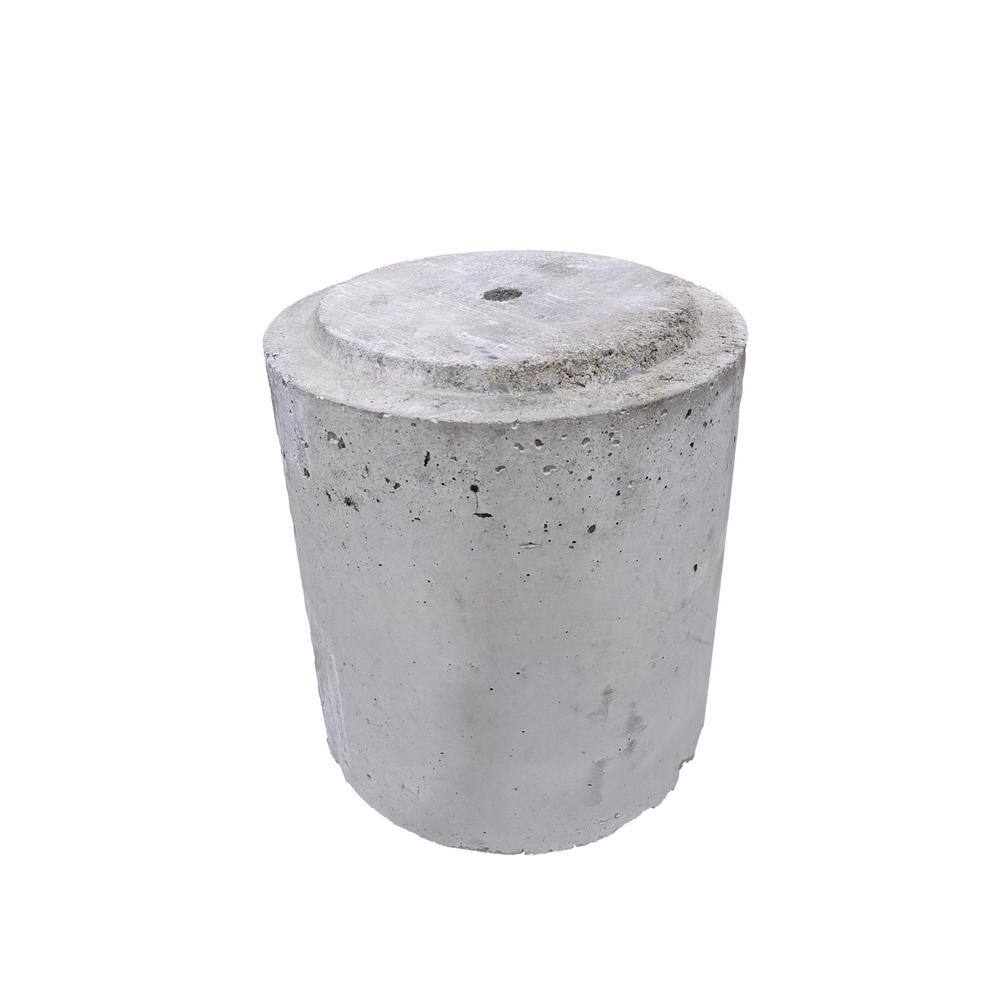 EZ Tube 5 Section 54 in. Stackable Precast Concrete Pier Footing EZTUBE5