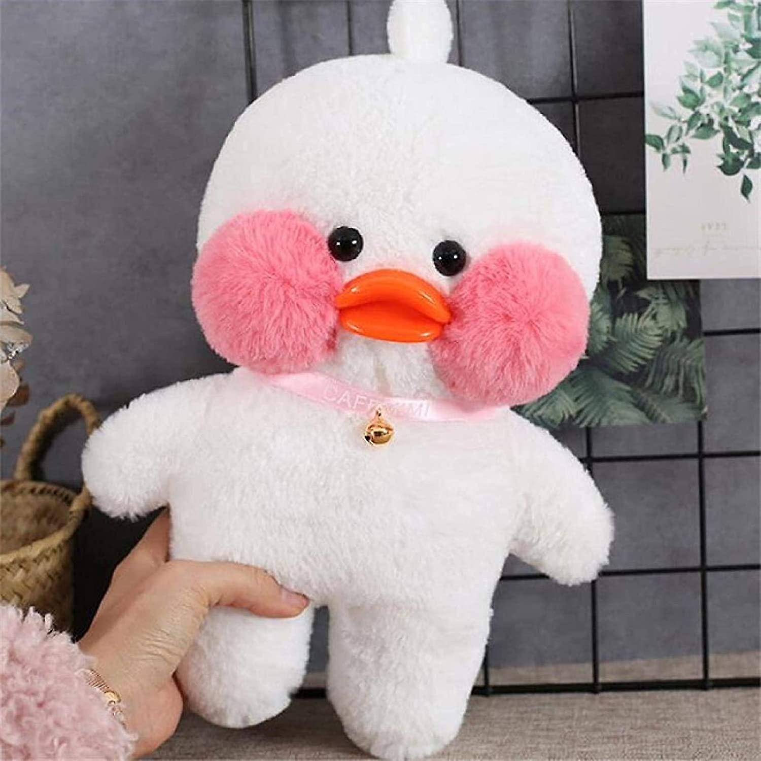 Duck Toy Cute Stuffed Animal Soft Plush Toy For Kids Girls Decoration Diy Plush Stuffed Toy With Cute Costume Best Gifts Christmas .(30cm/12inch) (whi