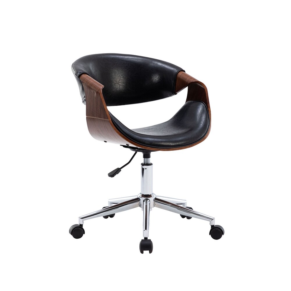 Porthos Home Aeko Office Chair  PU Leather  Height Adjustable Seat