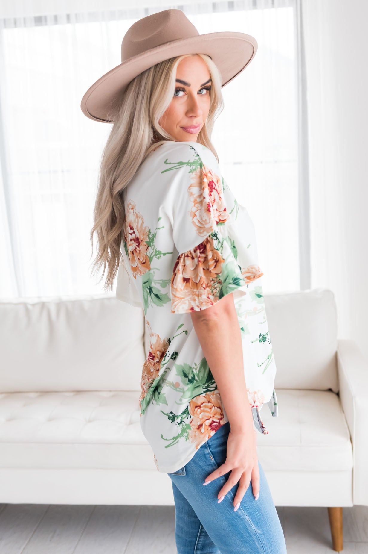 Floral Cutie Modest Top