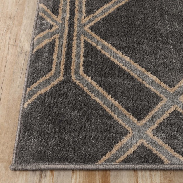 Modern Medallion Indoor Area Rug Or Runner By Blue Nile Mills