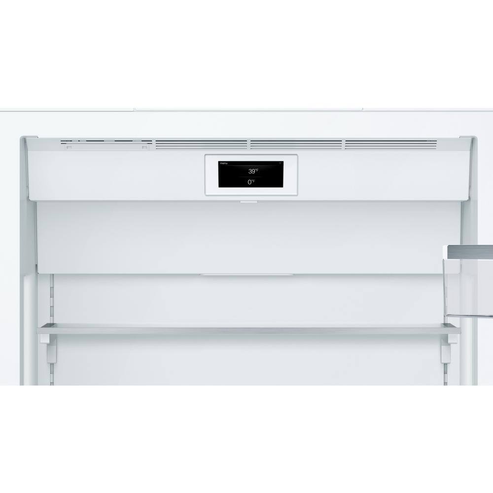 Bosch Benchmark Benchmark Series 30 in. W 16 cu. ft. Built-In Smart Bottom Freezer Refrigerator in Stainless Steel Counter Depth B30BB935SS