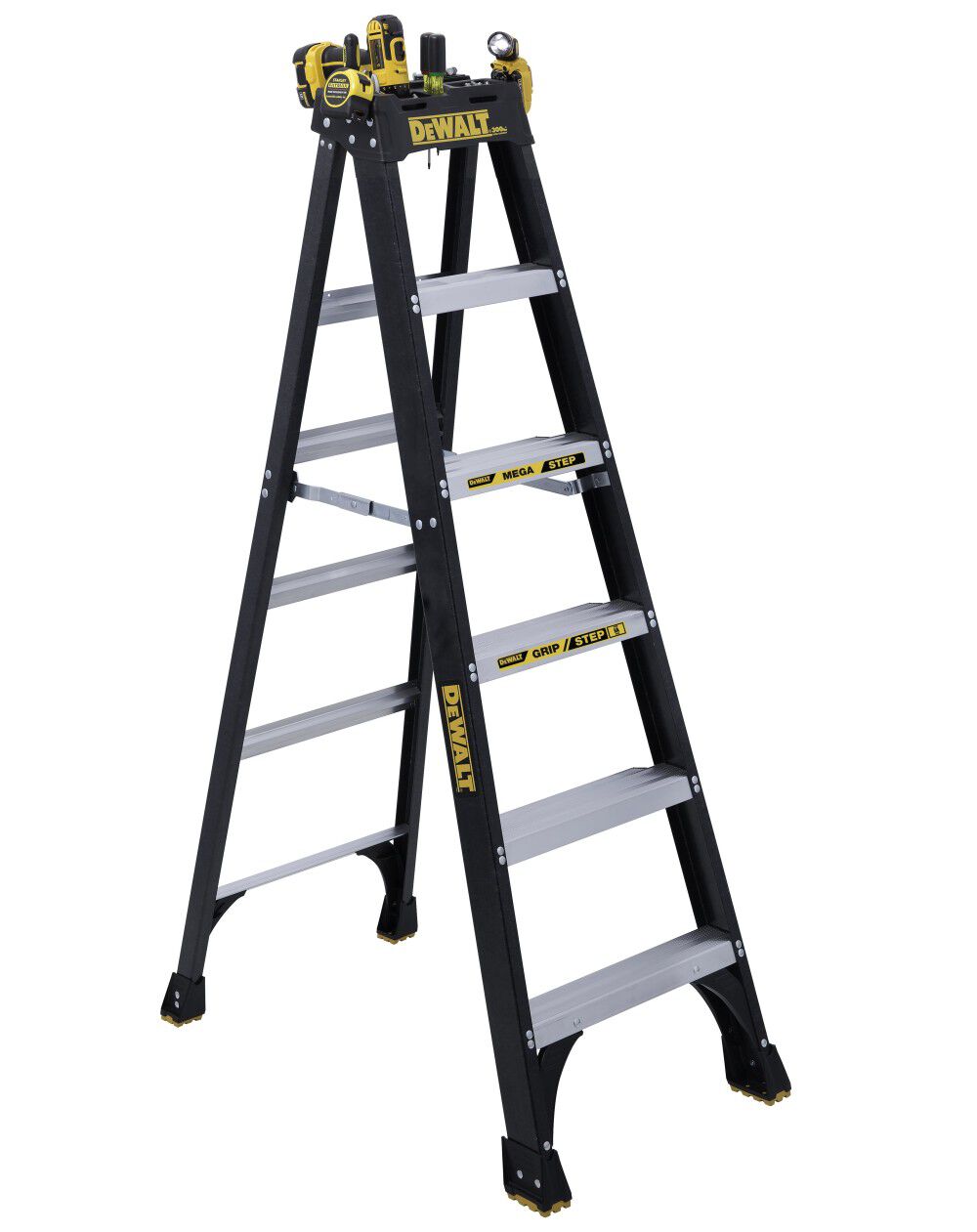 DEWALT Stepladder Type IA 300lb Rated FG 4' DXL3010-04 from DEWALT