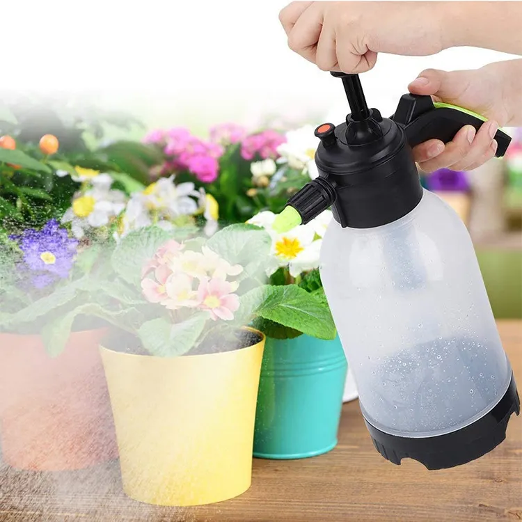 2L Hand Pump Plastic Water Sprayer Bottle