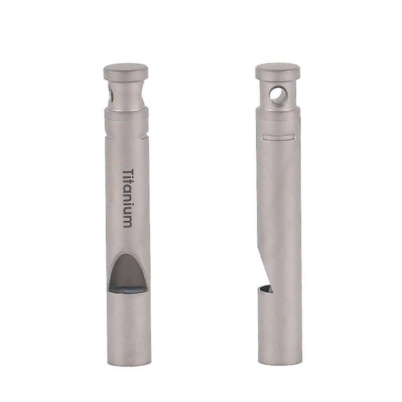 Ultralight Titanium Emergency Whistle 01