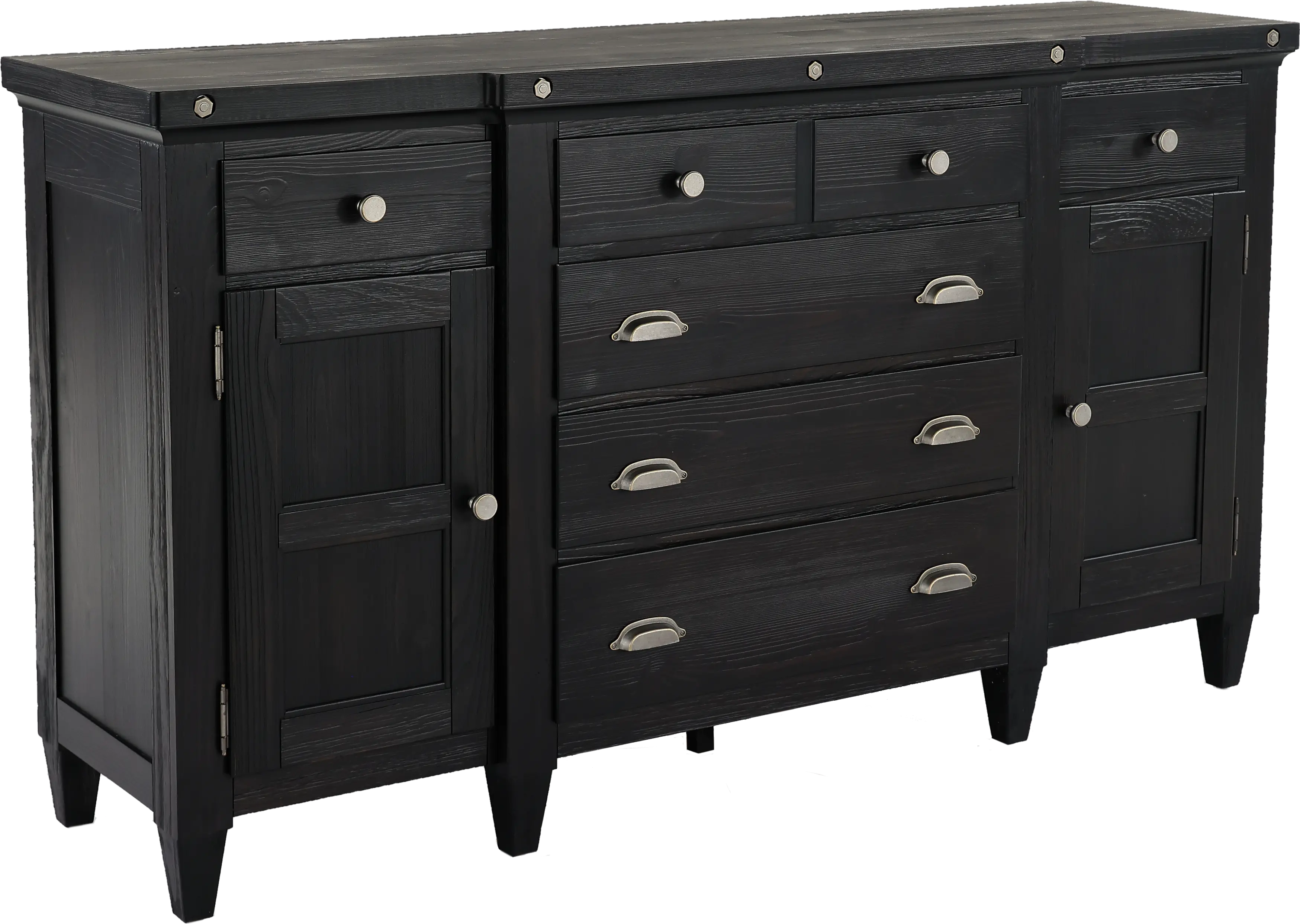 Sierra Obsidian Black Dresser