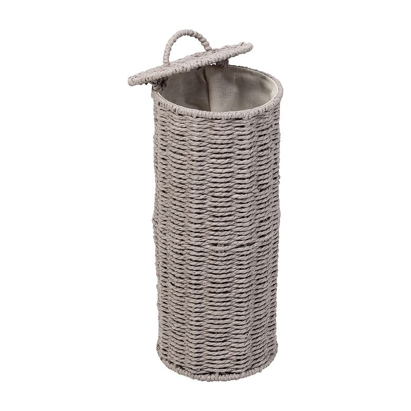 Honey-Can-Do Twisted Paper Rope Woven 7-Piece Bathroom Storage Basket Set