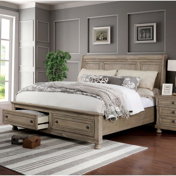 Furniture of America Nahkohe 3-piece Bedroom Set with 2 Nightstands - - 29726467