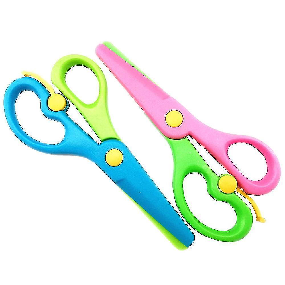 Quality Safety Scissors Paper Cutting Plastic Scissors Children's Handmade Toys