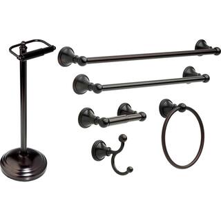 Delta Crestfield 18 in. Towel Bar in Venetian Bronze 138030