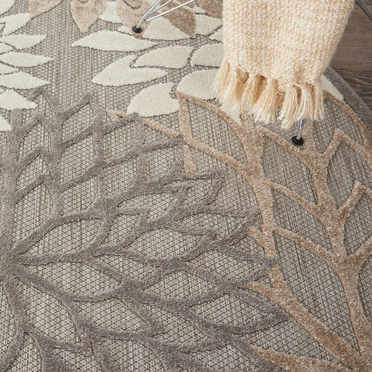 Rosario Navy/Ivory/Taupe Indoor/Outdoor Rug