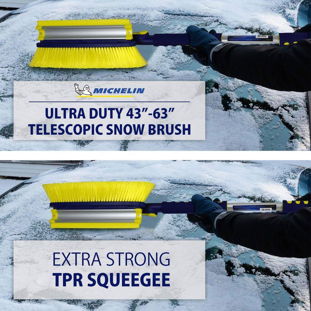 Michelin 43 in. x 63 in. Ultra-Duty Telescopic Snow Brush 19208-7