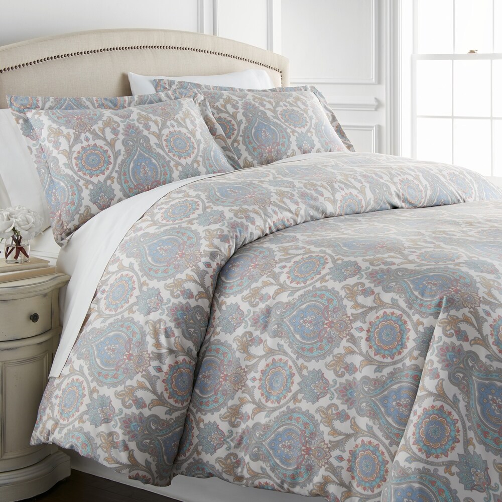 Boho Paisley Comforter and Sham Set