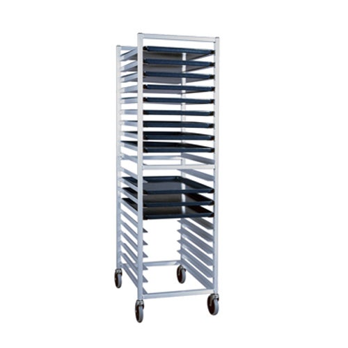 New Age Industrial 6331 Mobile Aluminum Bun Pan Rack， 20-Pan Capacity