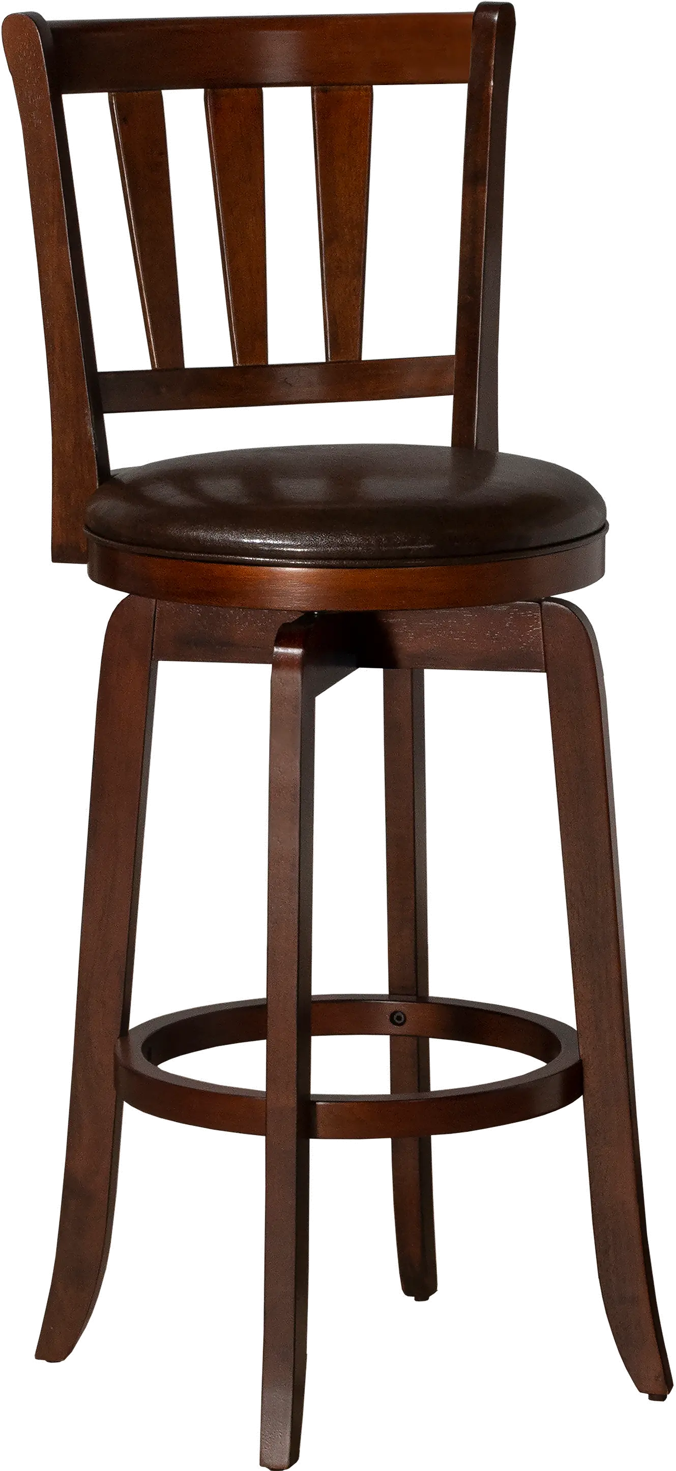 Presque Isle Traditional Cherry Swivel Bar Height Stool