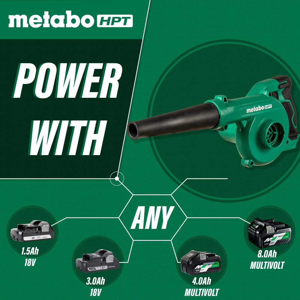 Metabo HPT 18V MultiVolt Compact Blower Cordless Bare Tool RB18DCQ4M from Metabo HPT