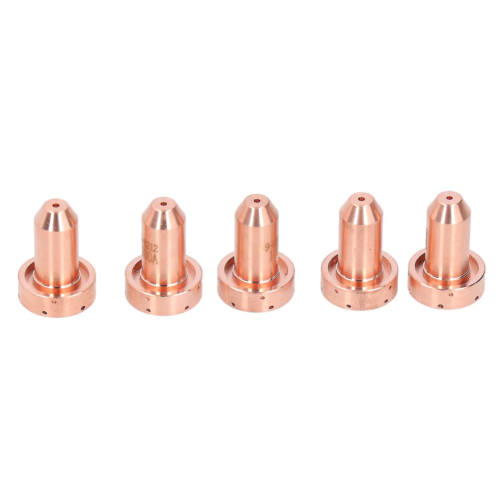 5Pcs Plasma Cutter Nozzle Copper Corrosion-Resistant Torch Welding Accessories 9-8212