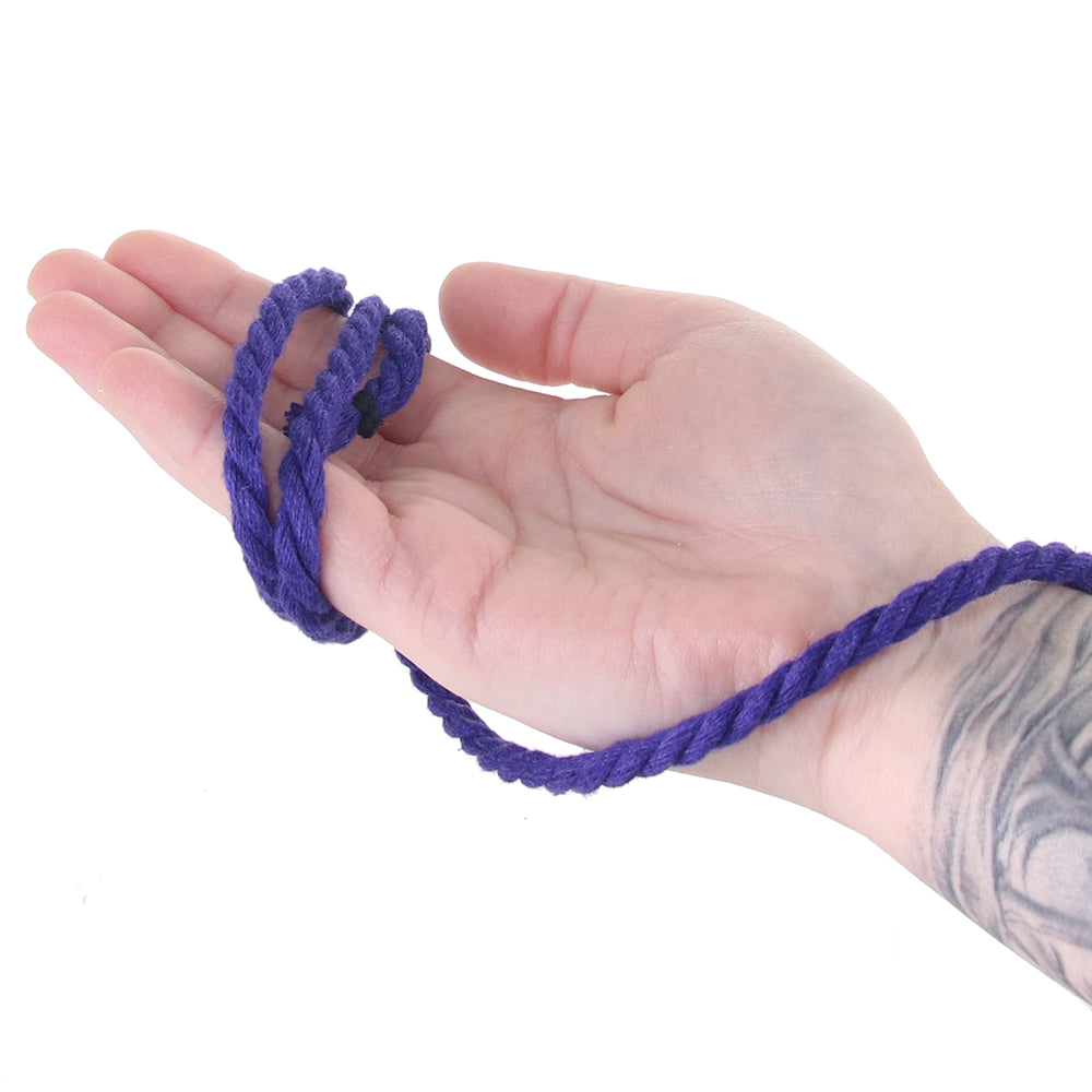 Merci Bind & Tie Hemp 30ft Bondage Rope in Purple