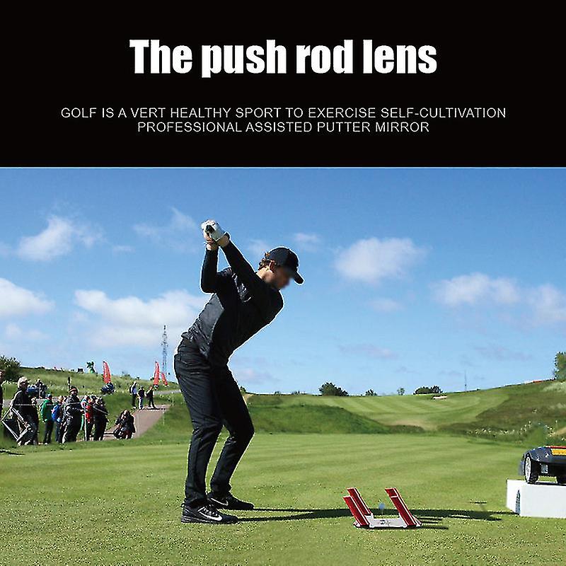 Golf Putting Mirror Alignment Training Aid Swing Trainer Eye Line Practice Training Tool