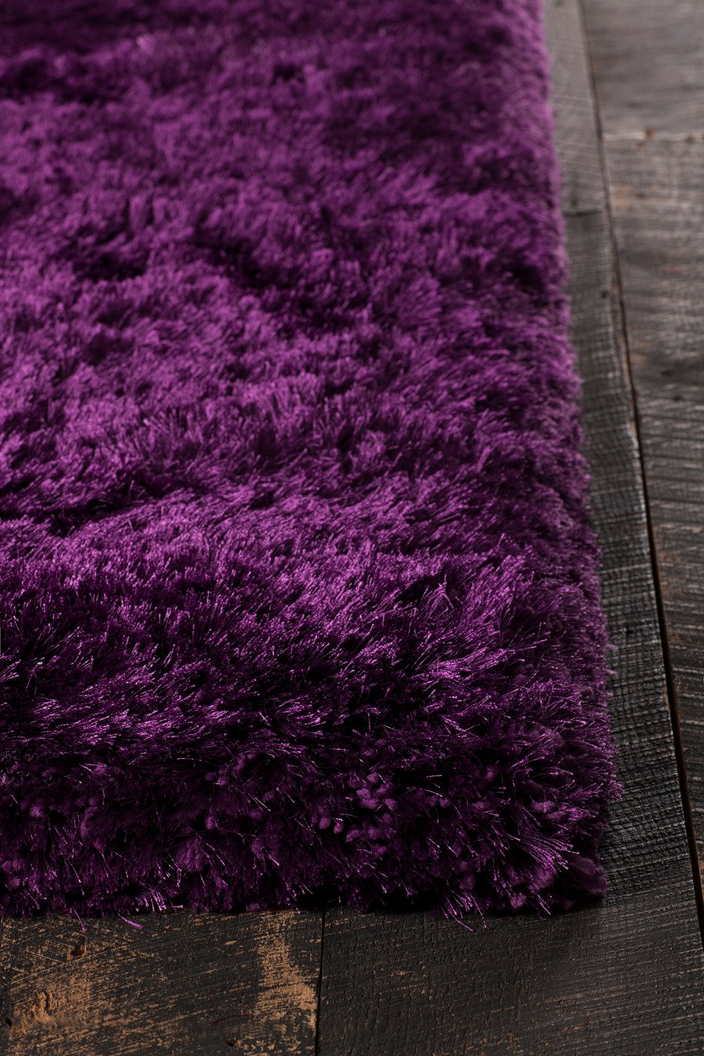 Giulia Purple Hand Woven Shag Rug