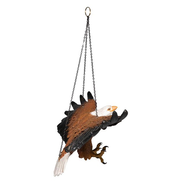 Design Toscano Flight Of Freedom Hanging Eagle Sculpture Multicolored