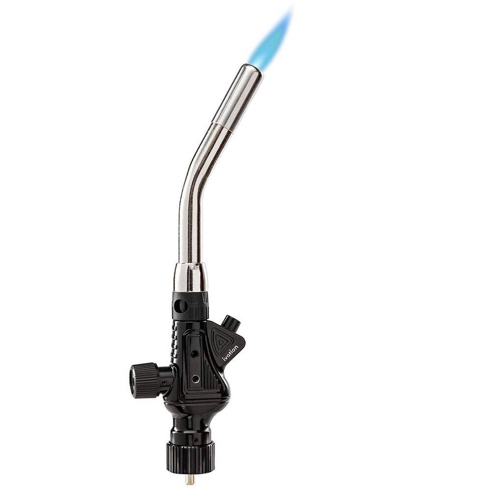 Ivation Propane Torch Heavy-Duty Torch Lighter with Trigger Ignition and Adjustable Flame IVATSPT15