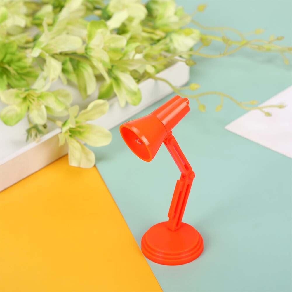 LED Desk table Lamp Light Furniture Dollhouse Miniature Toys Accessory 1/6 Scale