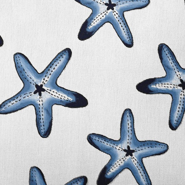 Soft Starfish Square Throw Pillow E By Design