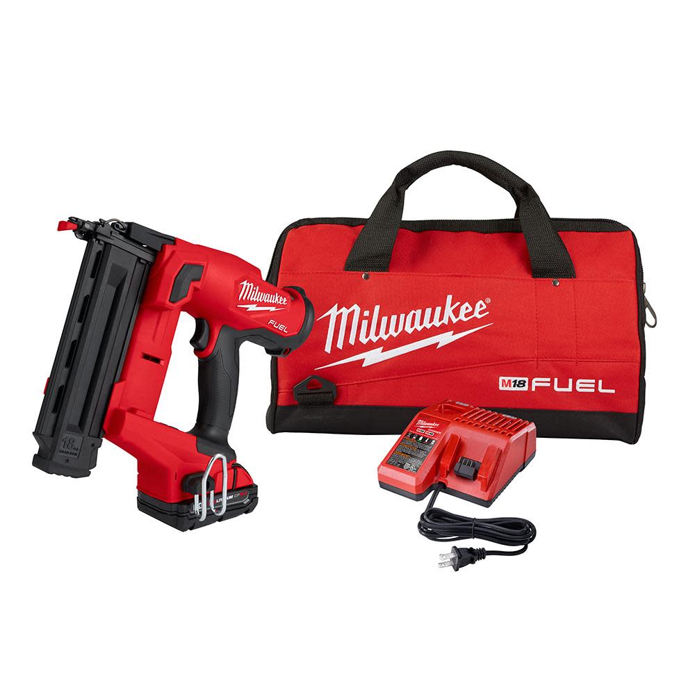 M18 FUEL 18 Gauge Brad Nailer Kit Reconditioned ;