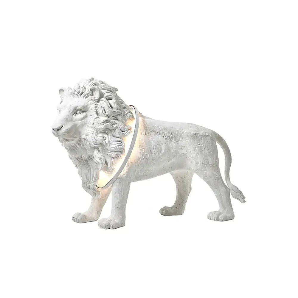 Leo Lion Sculpture Floor Lamp