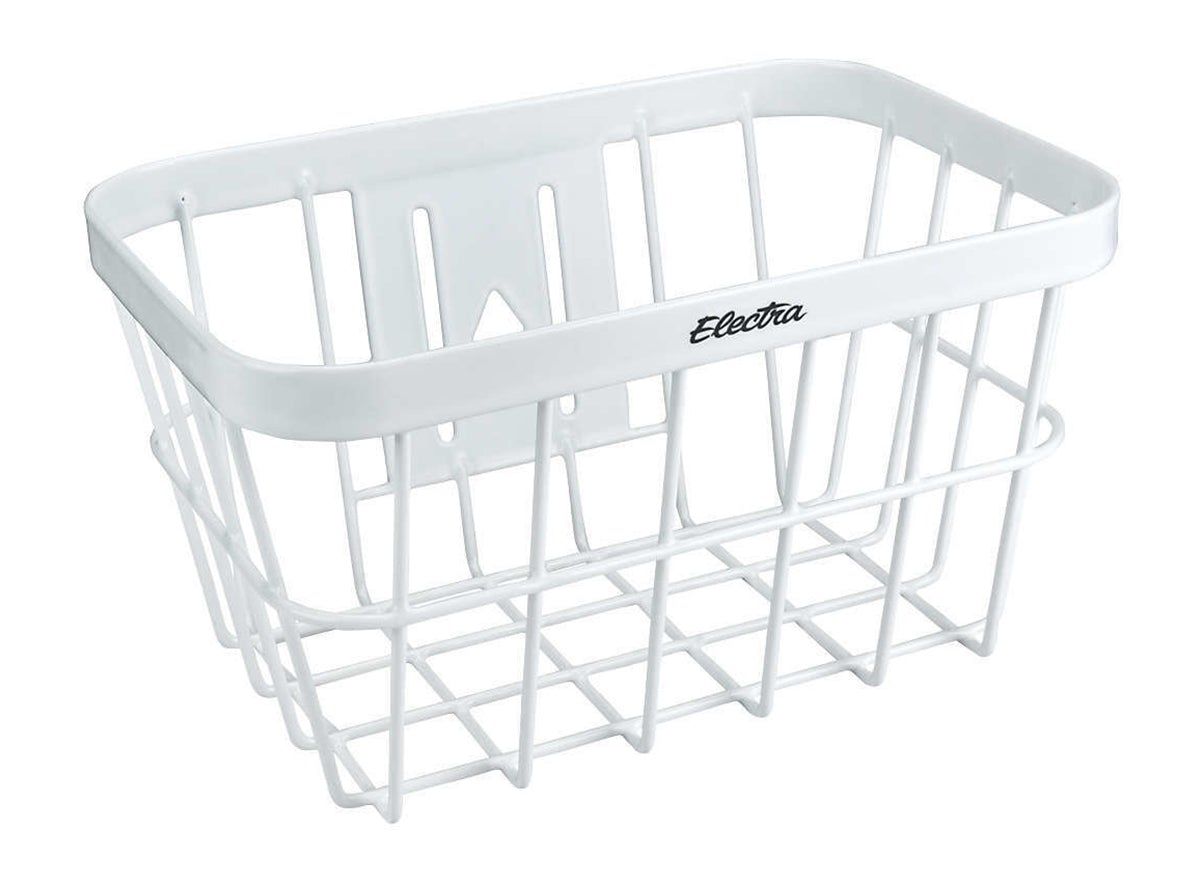 Electra Wired Basket - White Triangles