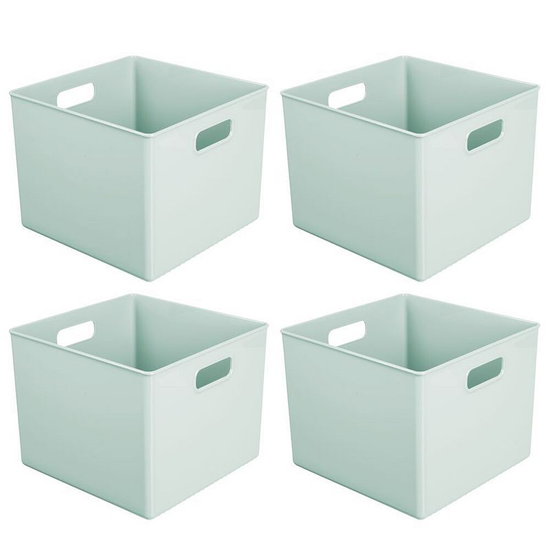 mDesign Storage Organizer for Cube Furniture Units， 10 Square - 4 Pack