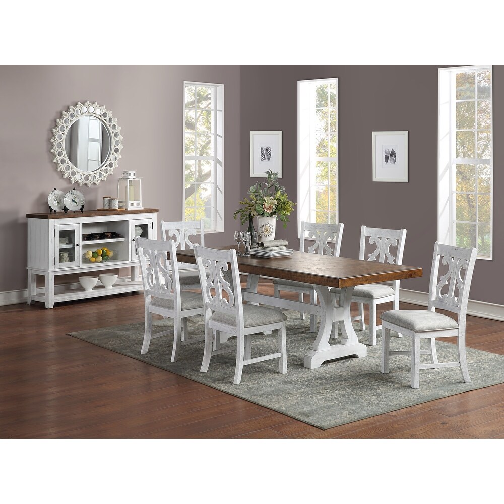 Rectangular Dining Table with 18 inch Leaf