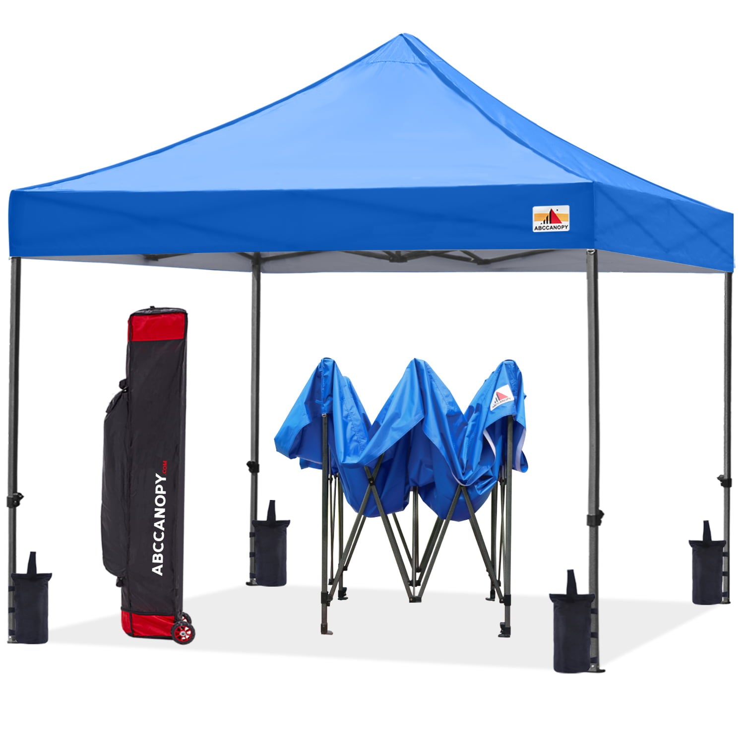 ABCCANOPY 10ft x 10ft Sturdy Instant Shelter Metal Outdoor Pop up Canopy，Blue