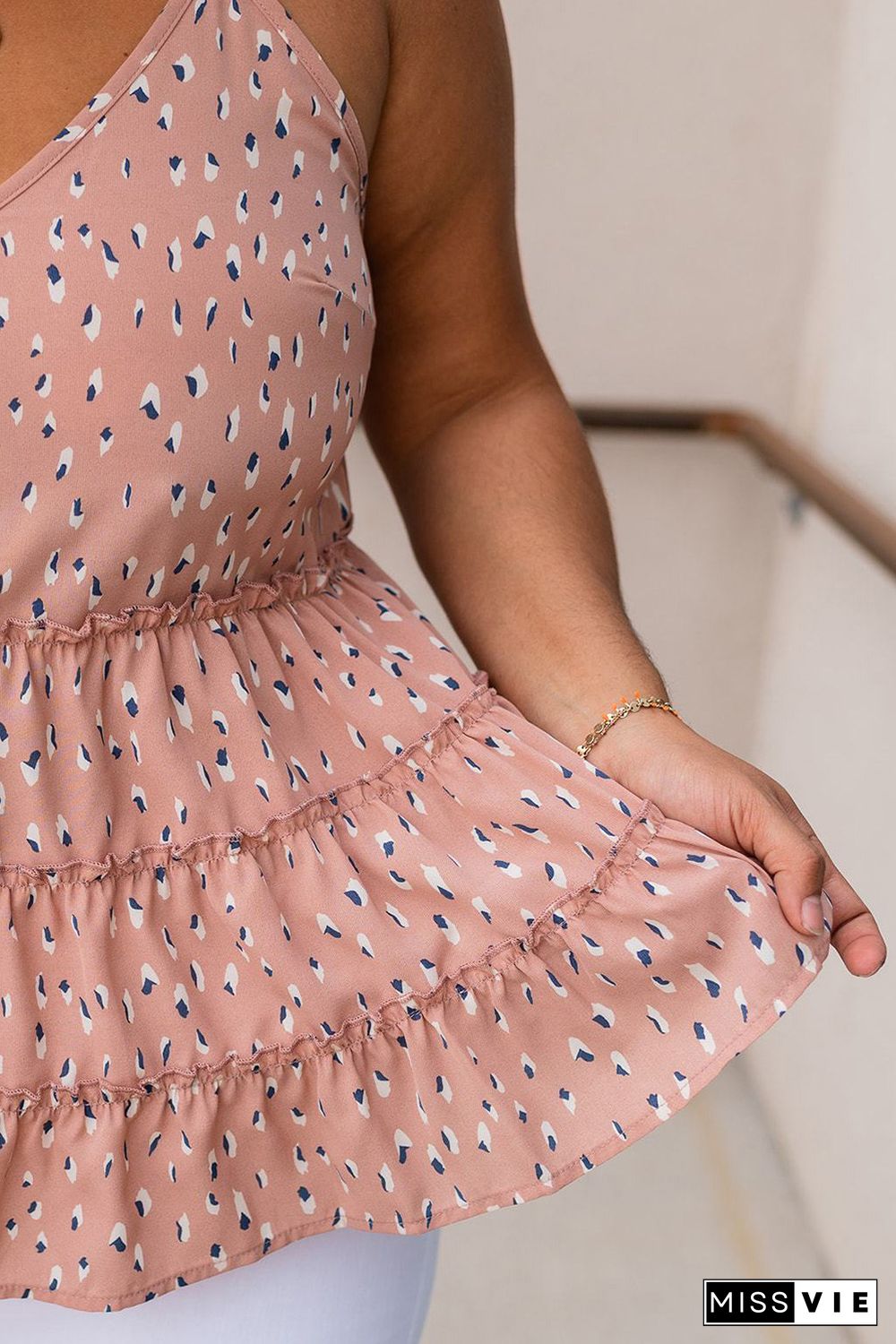 Pink Poppy Polka Dot Tank Top