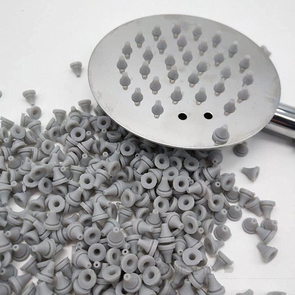 100/200pcs Rubber Silicon Shower Head Nozzle Nipple Replacement Water Fit 8mm Hole