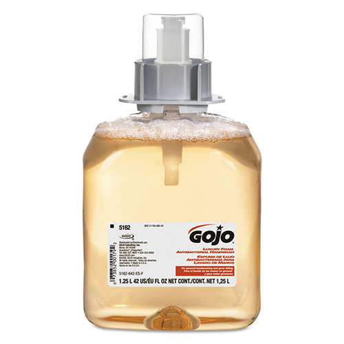 Gojo FMX-12 Foam Hand Wash | Fresh Fruit， Works with FMX-12 Dispenser， 1250 mL Pump | GOJ516204EA