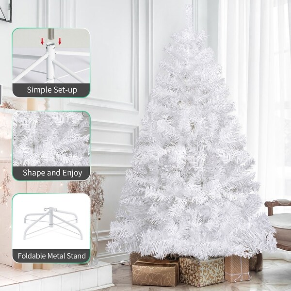 Artificial Christmas Trees With Foldable Metal Stand (6 / 7.5 / 9 ft.)