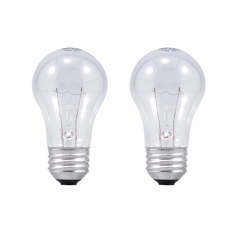 Sylvania 40-Watt Double Life A15 Incandescent Light Bulb (2-Pack) 11956