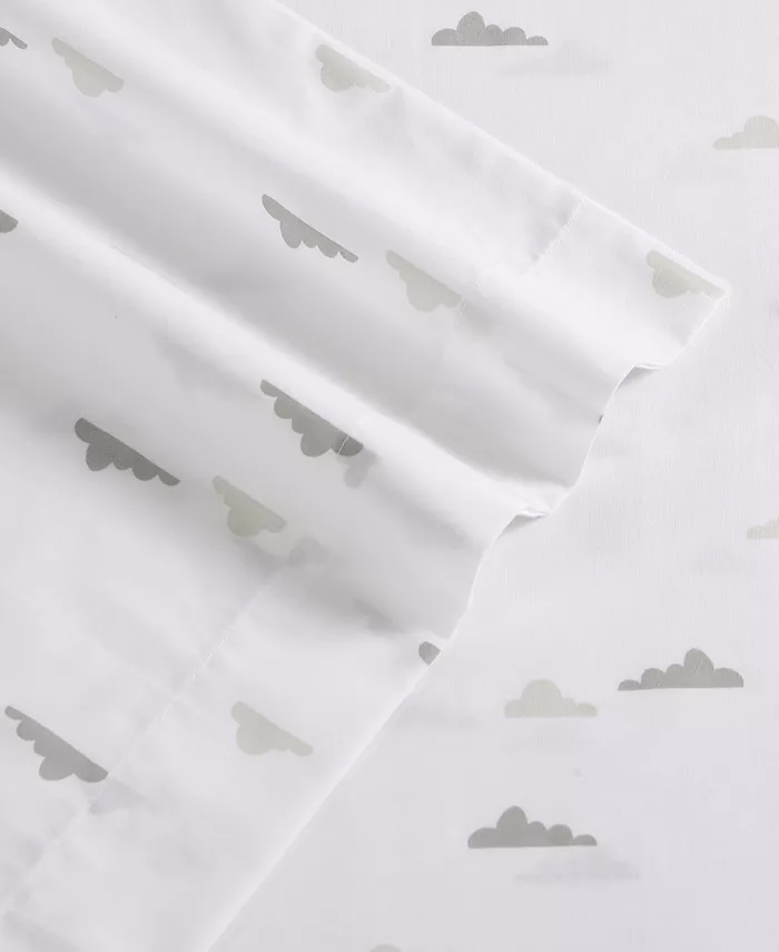 Poppy and Fritz Cloud Cotton Percale Sheet Set， Twin